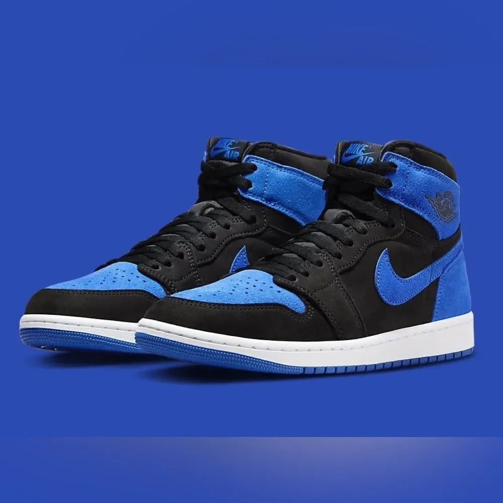 Nike Air Jordan 1 High Royal Reimagined Black Royal Blue DZ5485-042 size 8 - 14